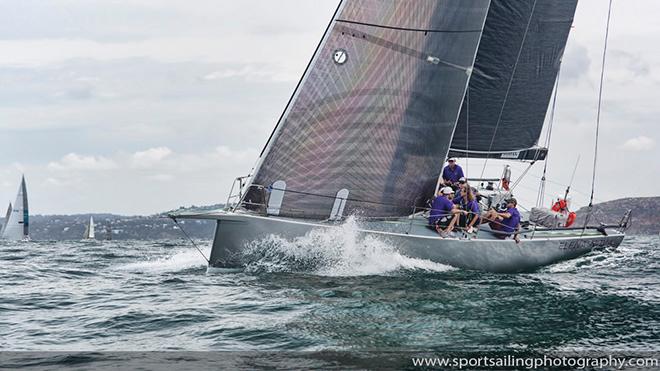 Elena Nova at the start of the 2016 Pittwater to Coffs Race 2016 © Beth Morley - Sport Sailing Photography http://www.sportsailingphotography.com